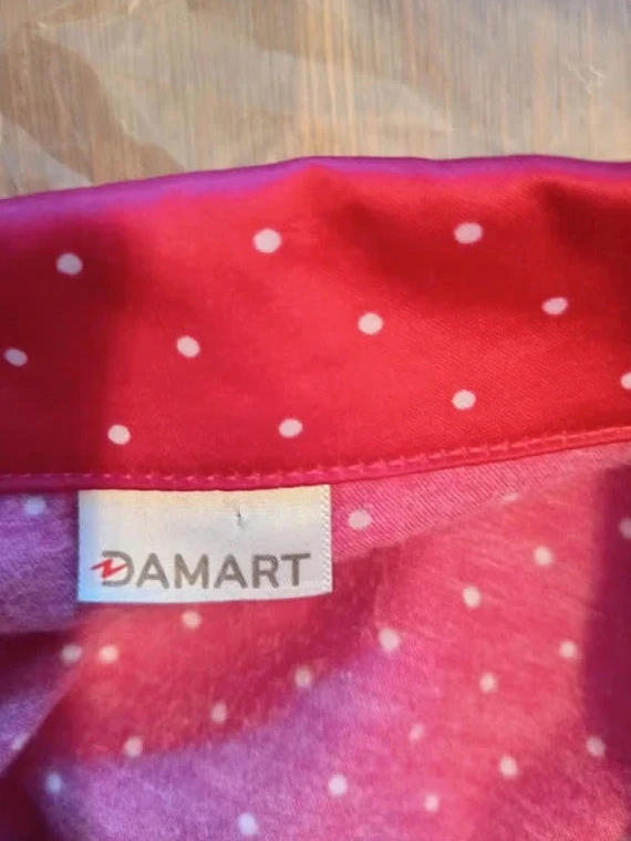 2-piece Pajama Set, polka dot fuchsia, Damart Size 36 – photo 5